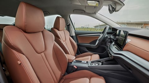A roomy family hatchback: the 2024 Skoda Octavia cabin