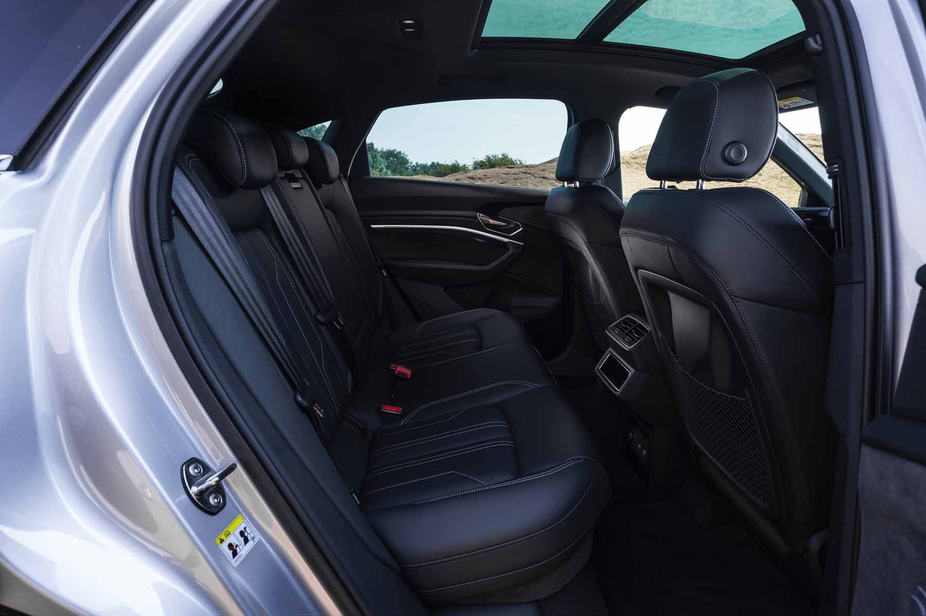 Audi e-Tron Sportback rear seats