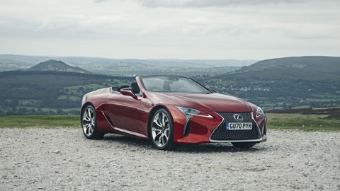 2020 Lexus LC Convertible - front three quarter