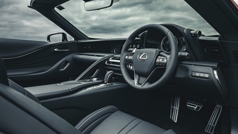2020 Lexus LC Convertible - interior