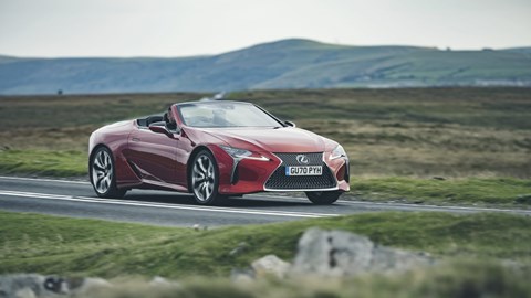 2020 Lexus LC Convertible - front tracking