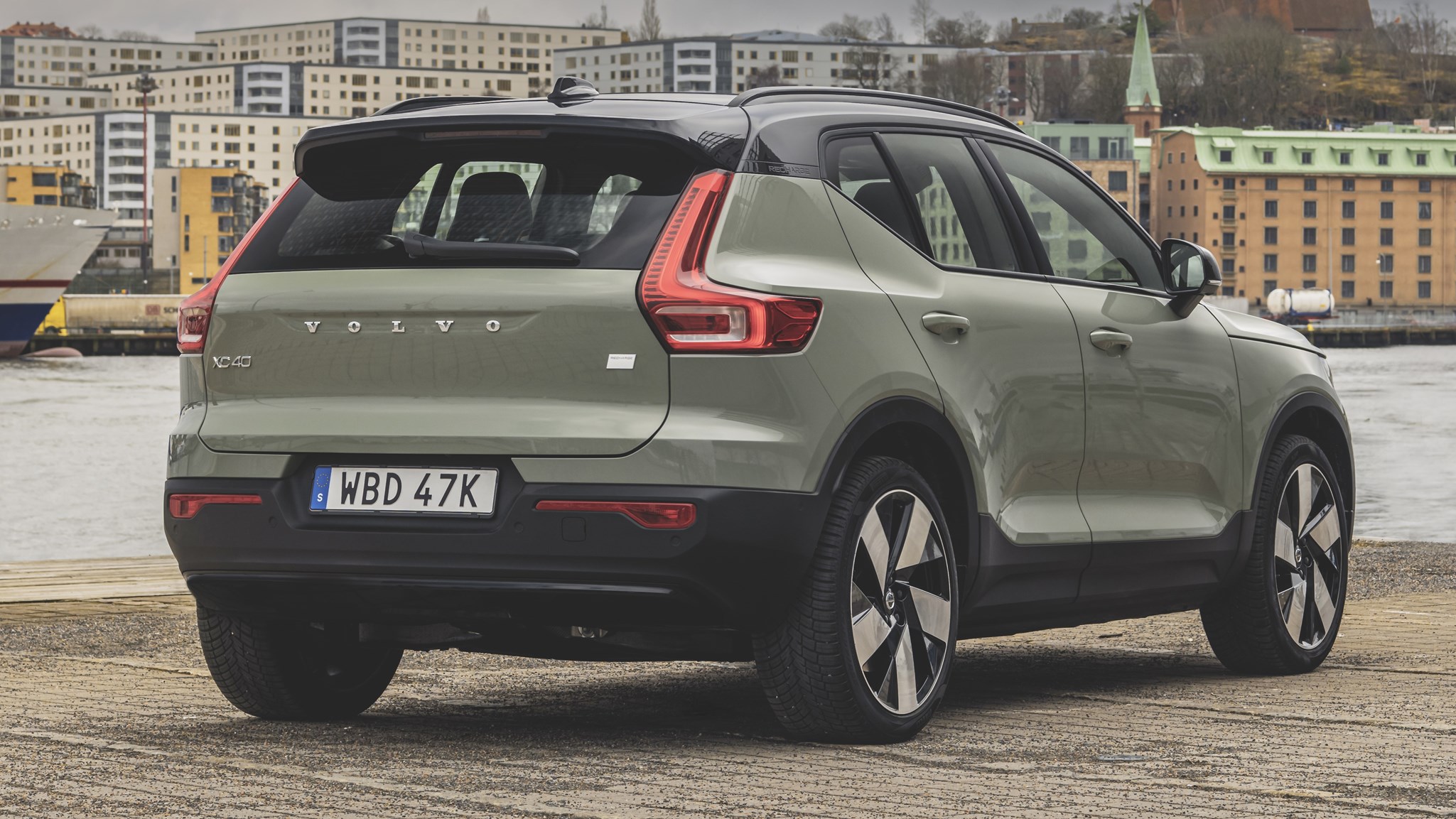 Volvo XC40 Recharge SUV review: deliveries in rear