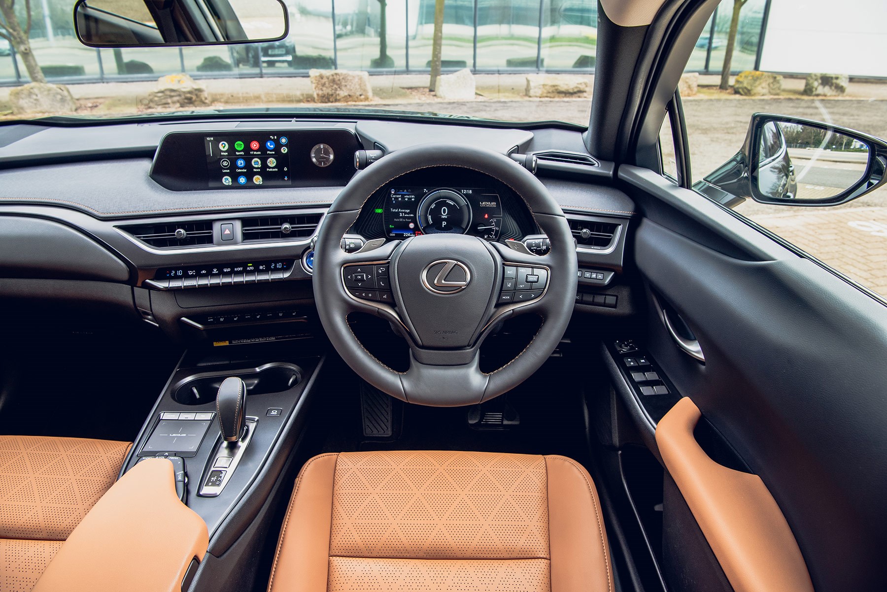 Lexus UX electric interior