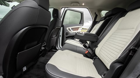 Land Rover Discovery Sport P300e rear seats