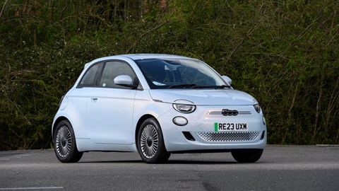 Fiat 500e static front