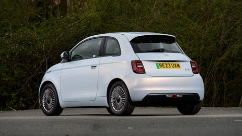 Fiat 500e static rear