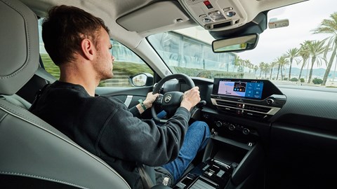 Citroen e-C4 (2025) interior driving