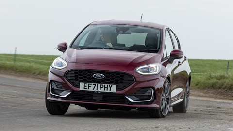 Ford Fiesta facelift cornering front