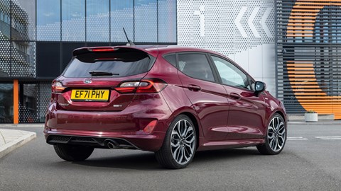 Ford Fiesta facelift rear three quarter static