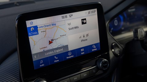 Ford Fiesta facelift infotainment system