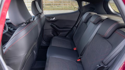 Ford Fiesta facelift rear seats