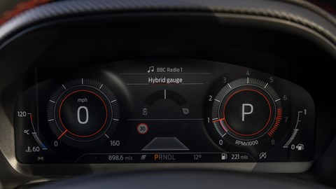 Ford Fiesta facelift digital gauge cluster