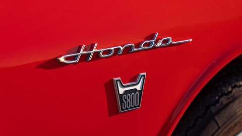 S800 followed in footsteps of the S500 and S600 early Hondas