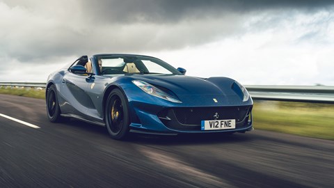 Ferrari 812 GTS (2021) review: drop-top V12 vs winter