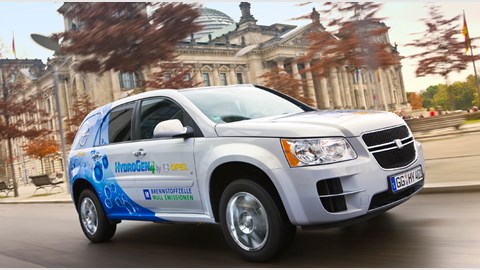 GM HydroGen 4 green car