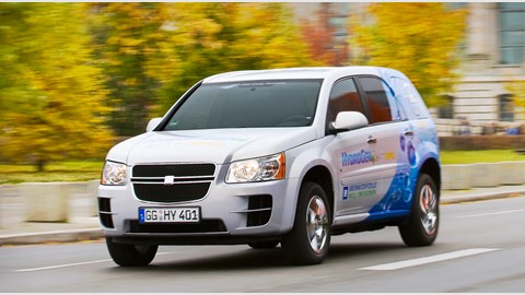 GM HydroGen 4 green car