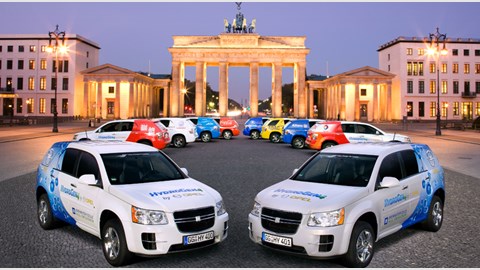 GM HydroGen 4 green car