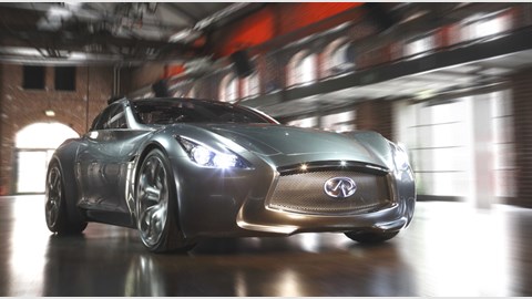 CAR bagged a short go in the Infiniti Essence concept car – albeit from the passenger seat