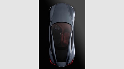 Infiniti Essence has a full length glass roof. Very airy