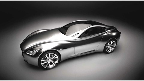 Infiniti Essence's silver paintwork is unlacquered. Don't touch, it could be expensive