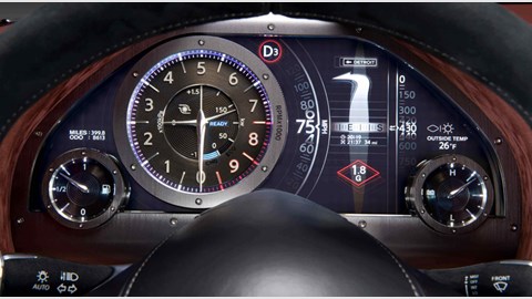 Turning it up to 11: the Essence packs a pretty cool instrument panel