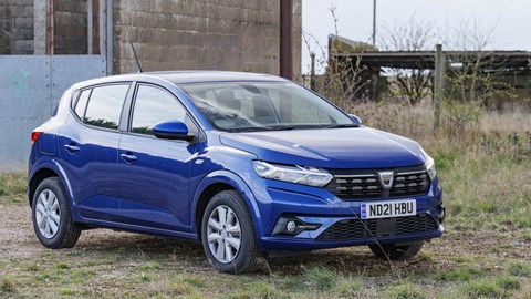 2021 Dacia Sandero Comfort 100 TCe Bi-Fuel, blue