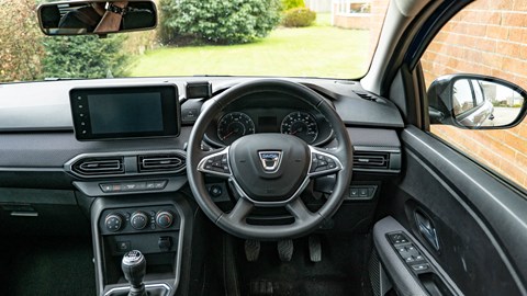 Dacia Sandero driving position
