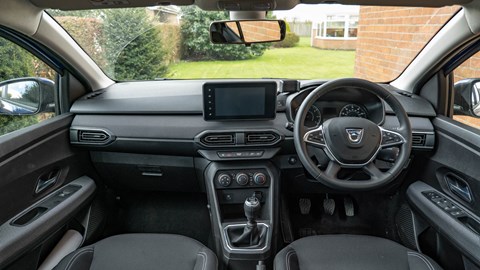 2021 Dacia Sandero Comfort interior, dashboard and infotainment