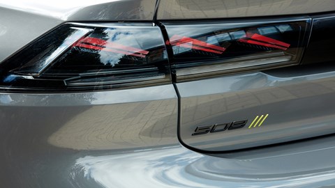 Peugeot Sport Engineered badge on 508