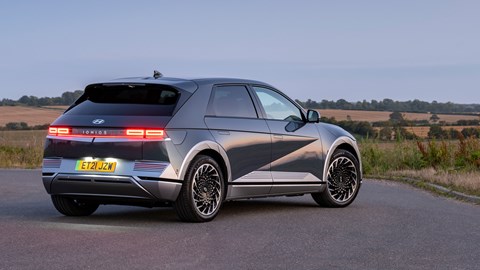 Hyundai Ioniq 5 rear three quarters