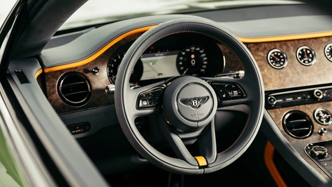 Bentley Continental GT Speed plug-in hybrid - steering wheel and instrument cluster