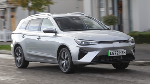 MG 5 estate - front three quarter