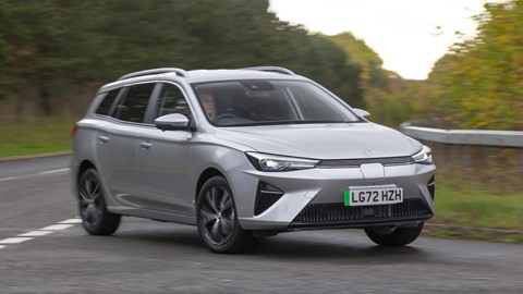 MG 5 estate - front three quarter