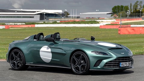 The V12 Speedster is part DBS V12, part Vantage