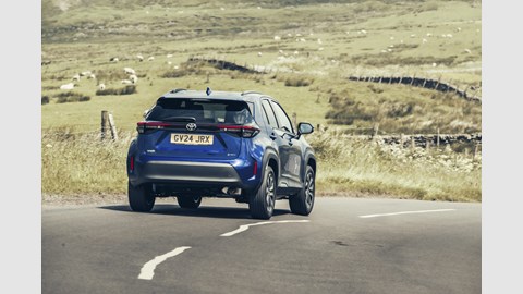 Yaris Cross rear shot