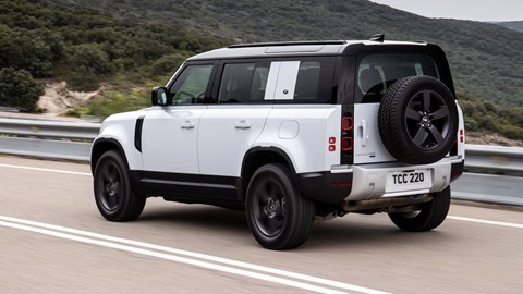 Best hybrid SUVS: 4th, the Land Rover Defender P400 e has V8 performance without the bills