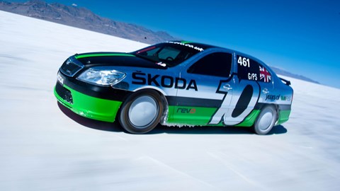 Skoda Octavia vRS Bonneville review: land speed record car driven
