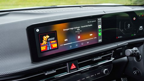 Kia EV6 facelift review: infotainment system
