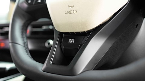 Kia EV6 facelift review: steering wheel, drive mode selector