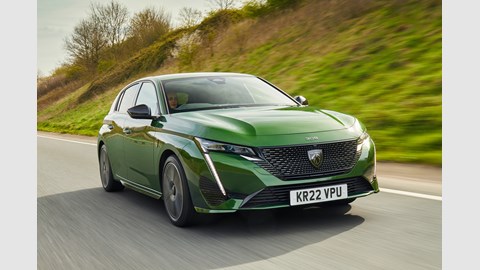 Peugeot 308 hatchback front action