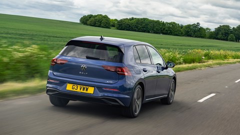 VW Golf eHybrid (2024) rear driving