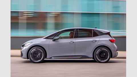 2022 Cupra Born urban profile