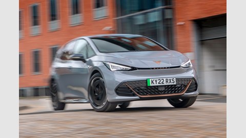 2022 Cupra Born urban cornering