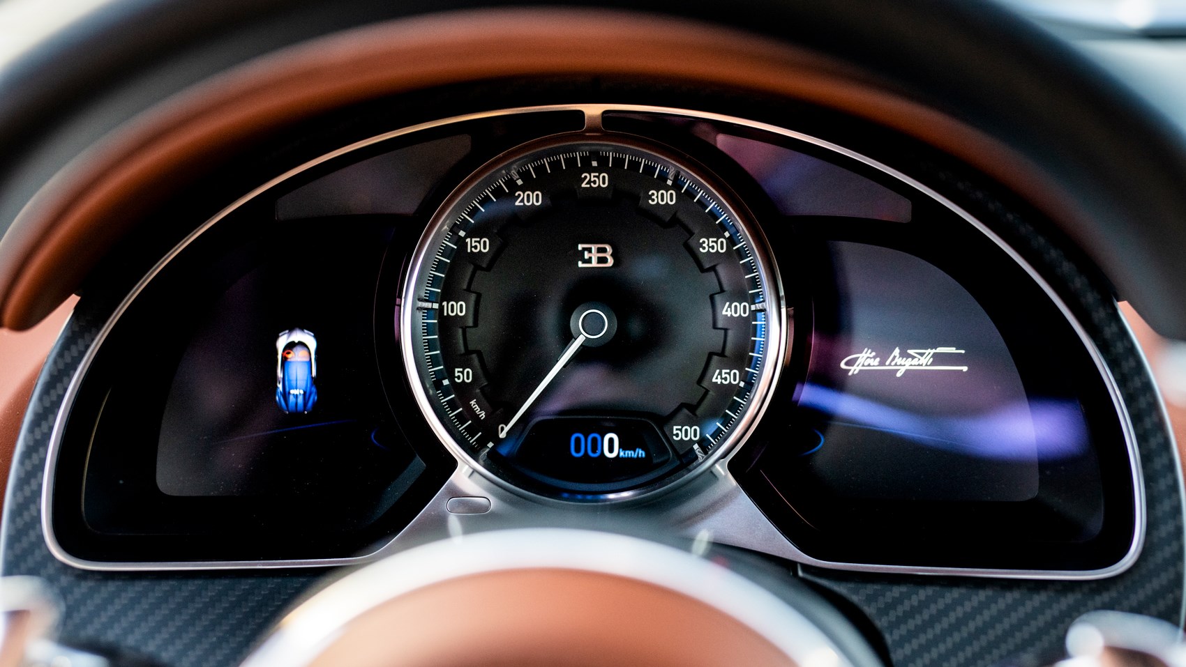 bugatti super sport speedometer