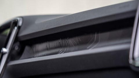 2021 Volvo C40 - dashboard with 3D printed parts