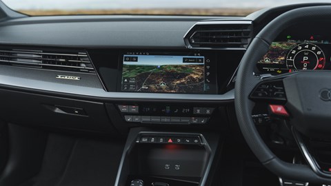Audi RS3 uk review - interior pic