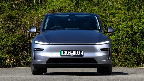 Tesla Model Y (2025) review: front static, silver paint
