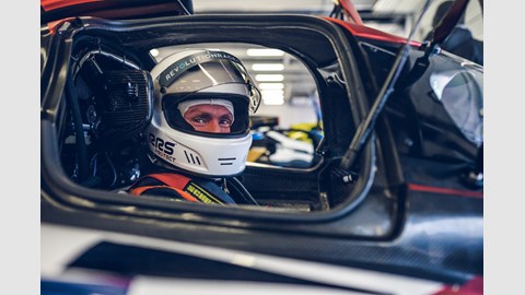 CAR's James Taylor, not unhappy to be driving the R1