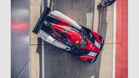 The aerodynamics are as evident in plan view as in profile