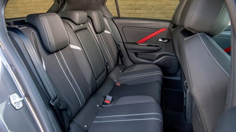 Vauxhall Astra GS-Line rear seats